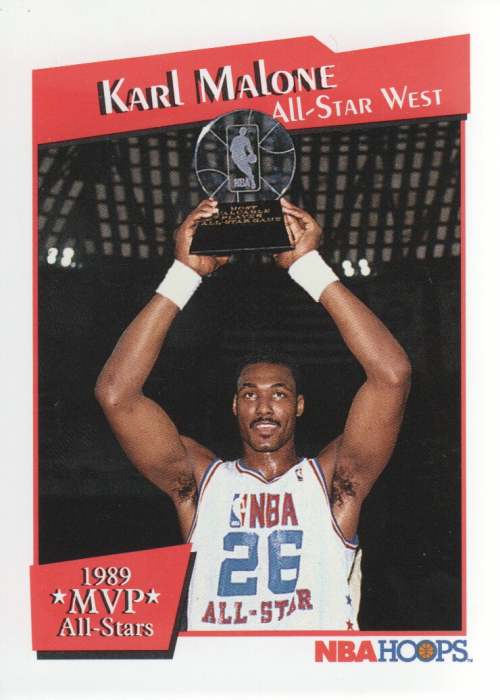 1991-92 Hoops All-Star MVP's #10 Karl Malone