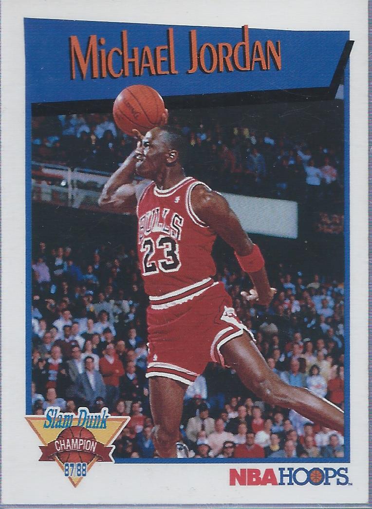 1991-92 Hoops Slam Dunk #4 Michael Jordan