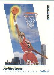 1991-92 SkyBox #586 Scottie Pippen SKM