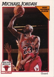1991-92 Hoops #30 Michael Jordan