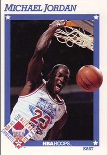 1991-92 Hoops #253 Michael Jordan AS