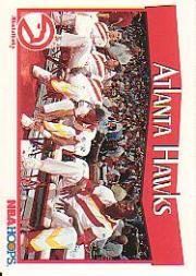 1991-92 Hoops #274 Atlanta Hawks