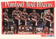 1991-92 Hoops #295 Portland Trail Blazers