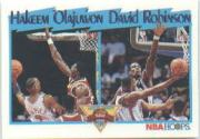 1991-92 Hoops #309 Olajuwon/D.Robinson LL