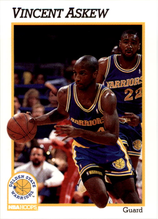 1991-92 Hoops #365 Vincent Askew RC