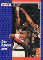 1991-92 Fleer Tony's Pizza #88 Kevin Duckworth
