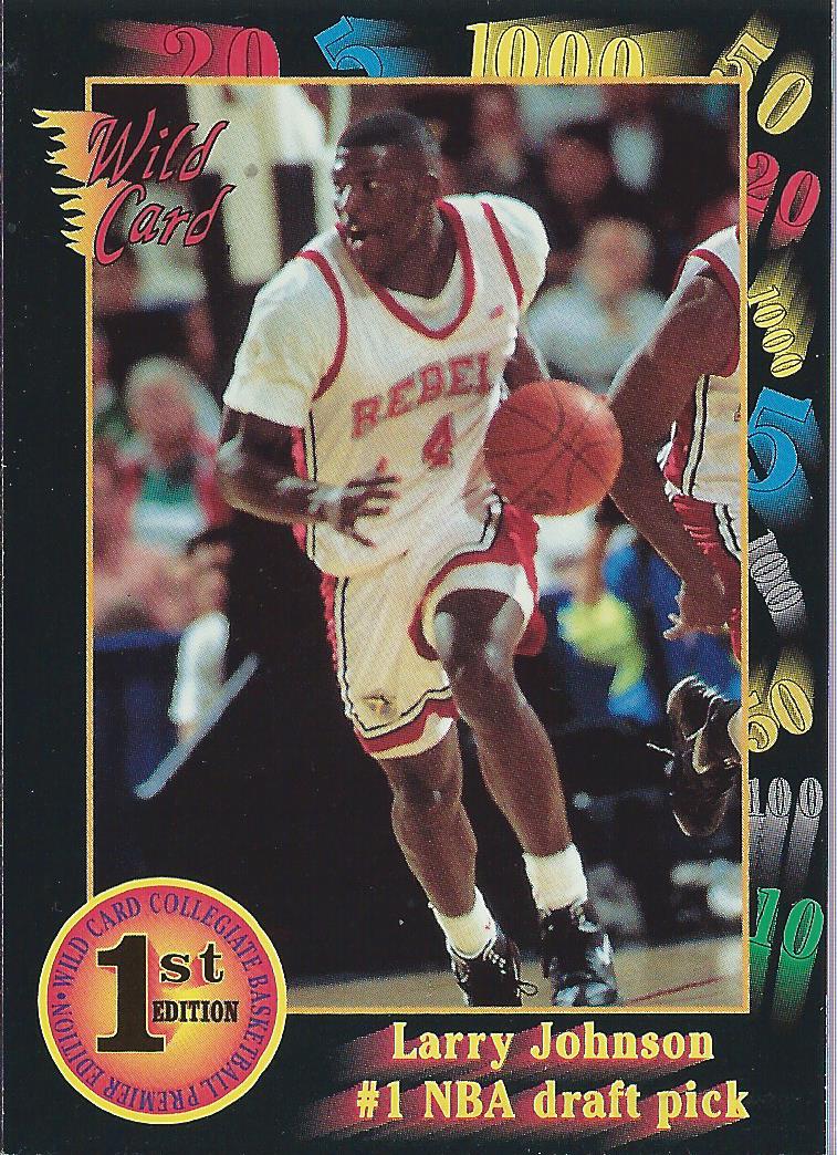 1991-92 Wild Card #1 Larry Johnson/First NBA Draft Pick