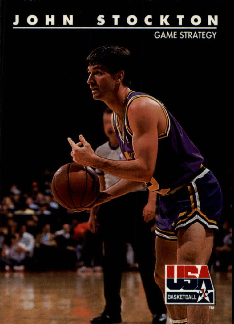 1992 SkyBox USA #84 John Stockton/Game Strategy