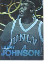 1992 Front Row Holograms #1 Larry Johnson
