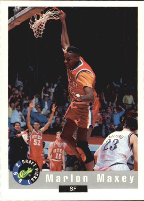 1992 Classic #34 Marlon Maxey