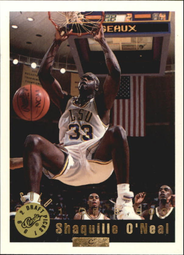 1992 Classic Gold #1 Shaquille O'Neal