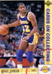 1991-92 Upper Deck International Italian #180 Magic Johnson COC