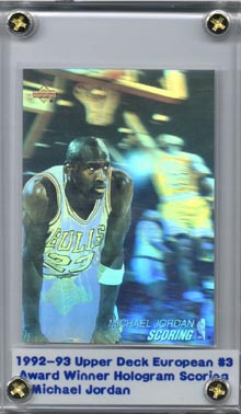 1991-92 Upper Deck International Award Winner Holograms #3 Michael Jordan Scoring