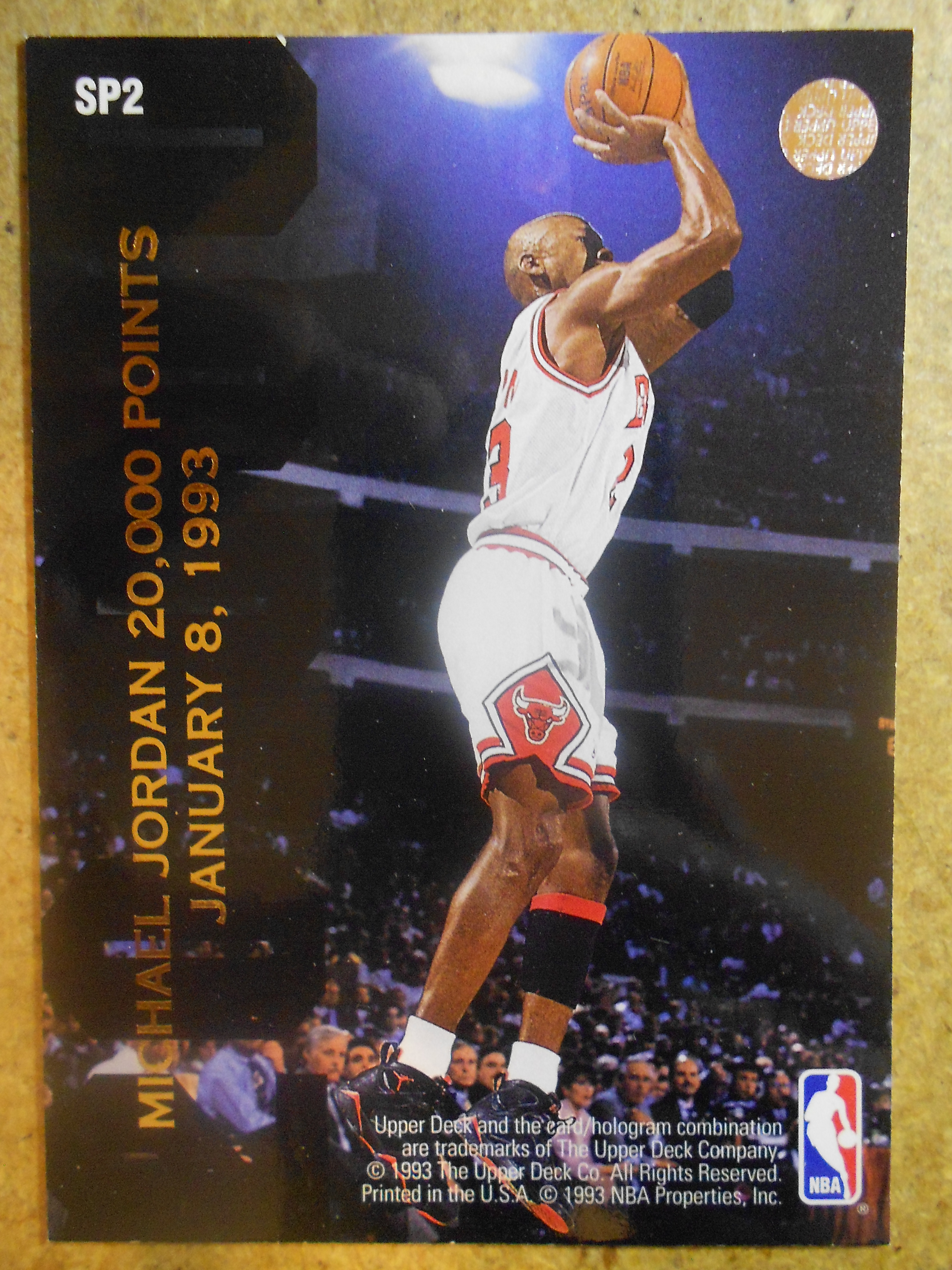 1992-93 Upper Deck #SP2 20,000 Points/Dominique Wilkins Nov. 6, 1992/Michael Jordan Jan. 8, 1993