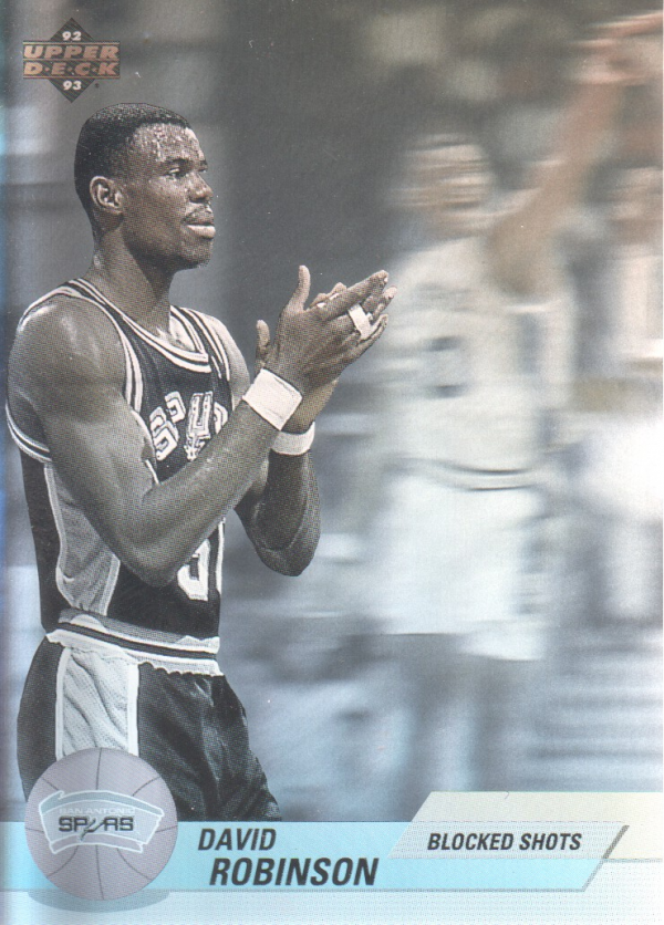 1992-93 Upper Deck Award Winner Holograms #AW6 David Robinson/Blocked Shots