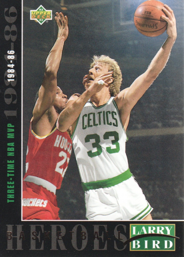 1992-93 Upper Deck Larry Bird Heroes #23 Larry Bird/1984-86 3-Time MVP
