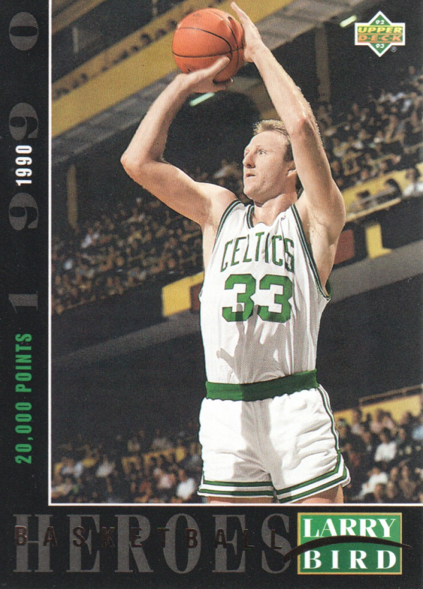 1992-93 Upper Deck Larry Bird Heroes #25 Larry Bird/1990 20,000 Points