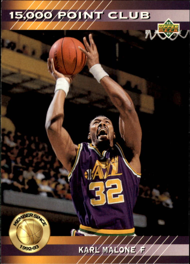 1992-93 Upper Deck 15000 Point Club #PC16 Karl Malone