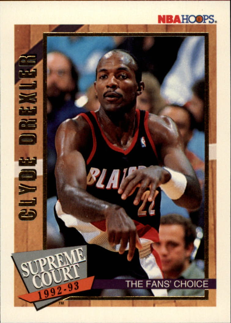 1992-93 Hoops Supreme Court #SC5 Clyde Drexler