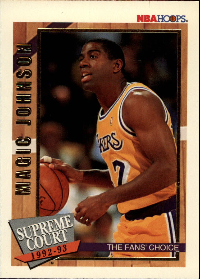 1992-93 Hoops Supreme Court #SC10 Magic Johnson