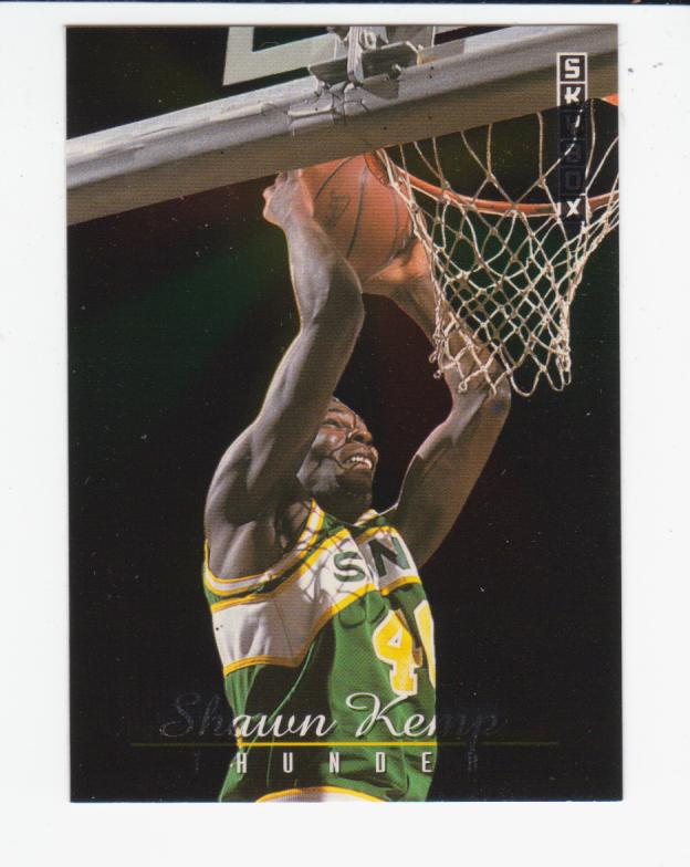 1992-93 SkyBox Thunder and Lightning #TL7 Shawn Kemp/Gary Payton