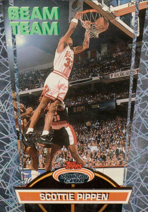 1992-93 Stadium Club Beam Team #5 Scottie Pippen
