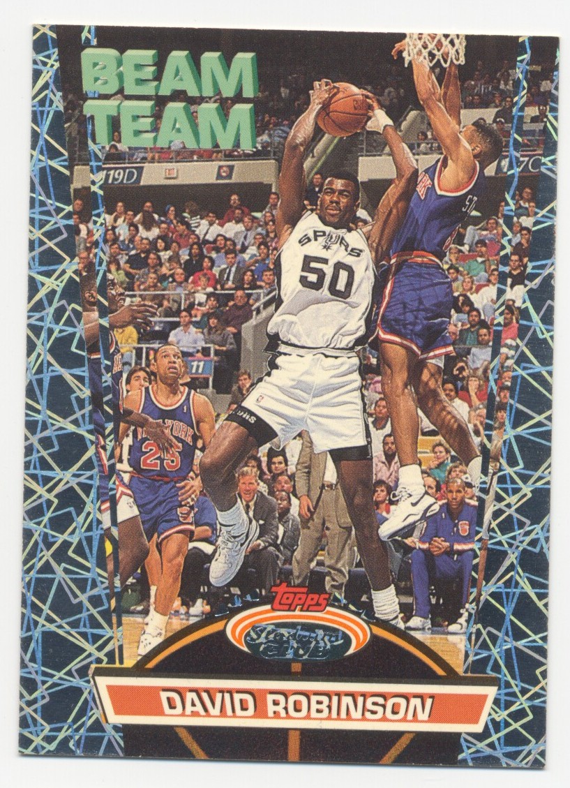1992-93 Stadium Club Beam Team #20 David Robinson
