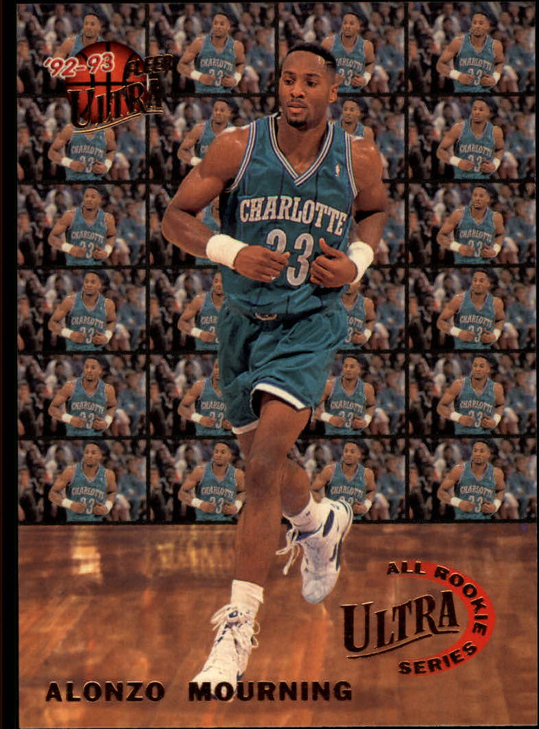 1992-93 Ultra All-Rookies #6 Alonzo Mourning