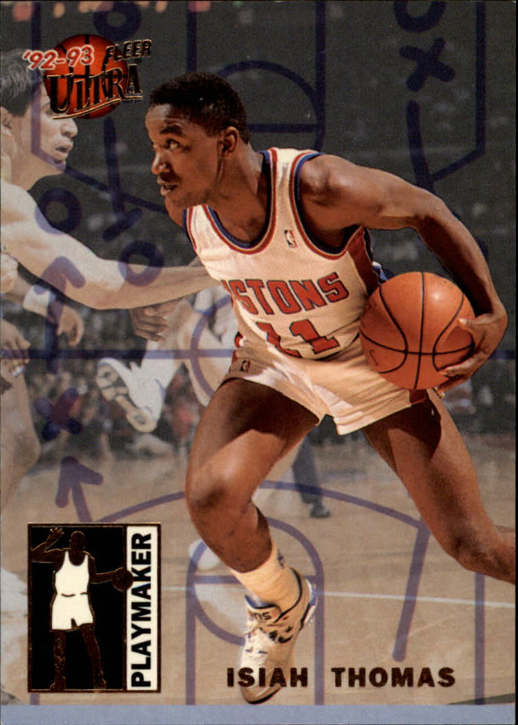 1992-93 Ultra Playmakers #10 Isiah Thomas