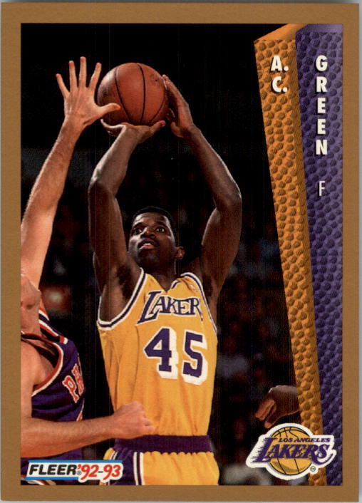 1992-93 Fleer #108 A.C. Green