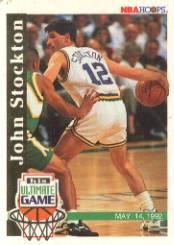 1992-93 Hoops #SU1 John Stockton Game/His Ultimate Game