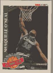 1992-93 Hoops Magic's All-Rookies #1 Shaquille O'Neal