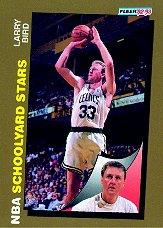 1992-93 Fleer Spalding Schoolyard Stars #1 Larry Bird