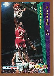 1992-93 Fleer Tony's Pizza #99 Scottie Pippen SD
