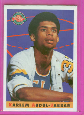 1993 Kellogg's College Greats Postercards #1 Kareem Abdul-Jabbar
