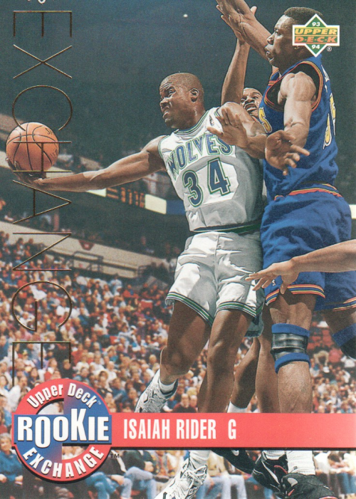 1993-94 Upper Deck Rookie Exchange Gold #RE5 Isaiah Rider