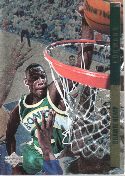 1993-94 Upper Deck SE Behind the Glass #G1 Shawn Kemp