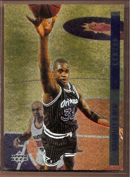 1993-94 Upper Deck SE Behind the Glass #G13 Shaquille O'Neal