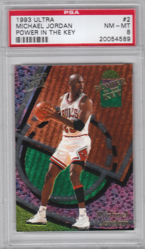 1993-94 Ultra Power In The Key #2 Michael Jordan