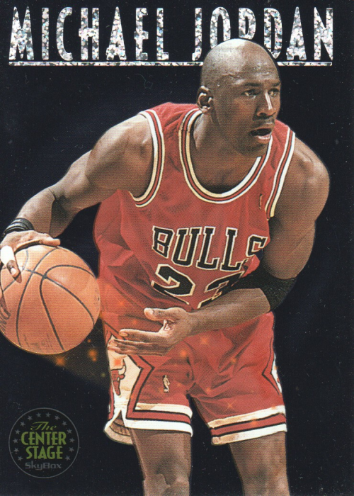 1993-94 SkyBox Premium Center Stage #CS1 Michael Jordan