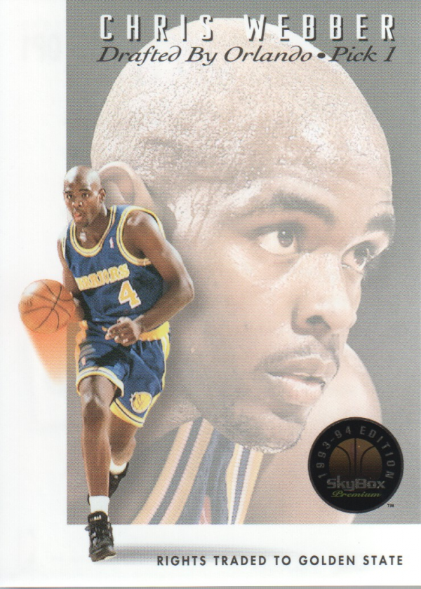 1993-94 SkyBox Premium Draft Picks #DP1 Chris Webber