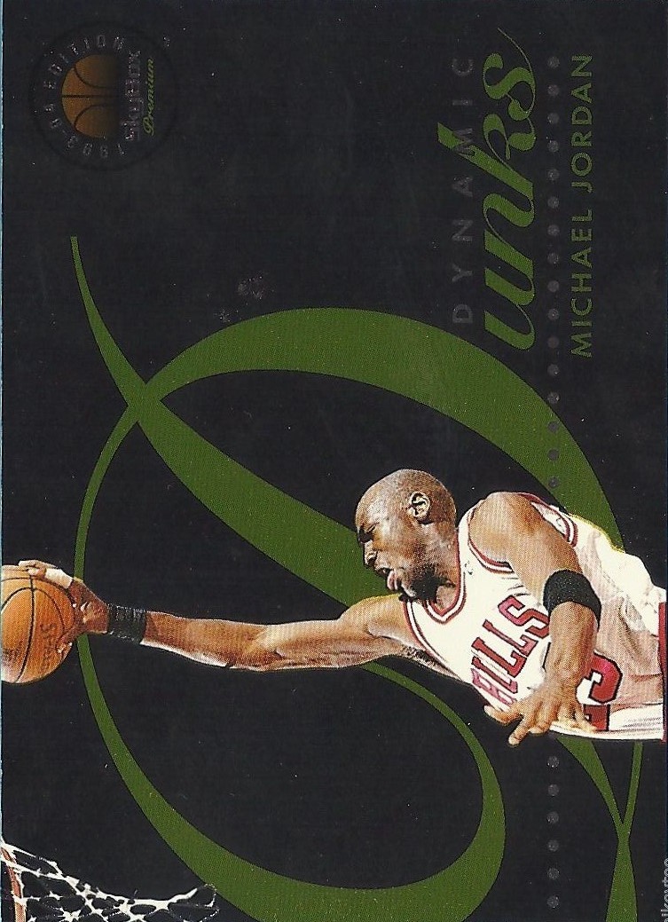 1993-94 SkyBox Premium Dynamic Dunks #D4 Michael Jordan