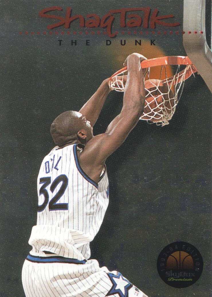 1993-94 SkyBox Premium Shaq Talk #4 Shaq Talk