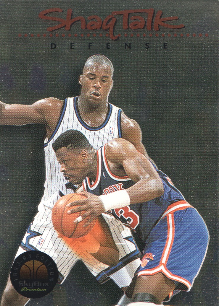 1993-94 SkyBox Premium Shaq Talk #5 Shaq Talk