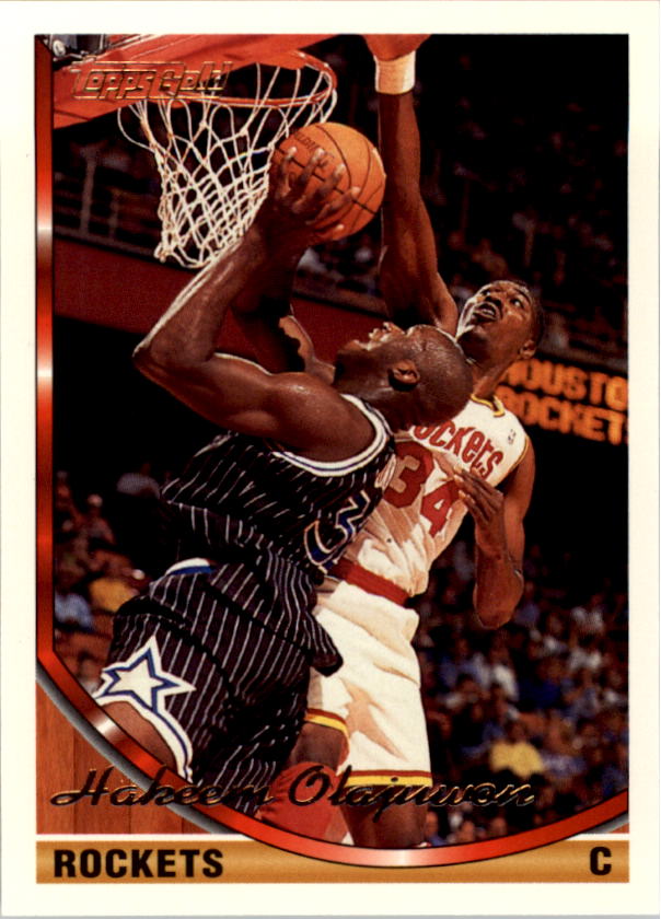 1993-94 Topps Gold #266G Hakeem Olajuwon