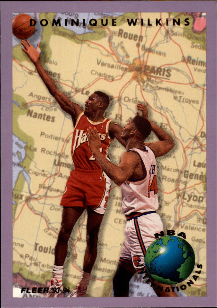 1993-94 Fleer Internationals #12 Dominique Wilkins