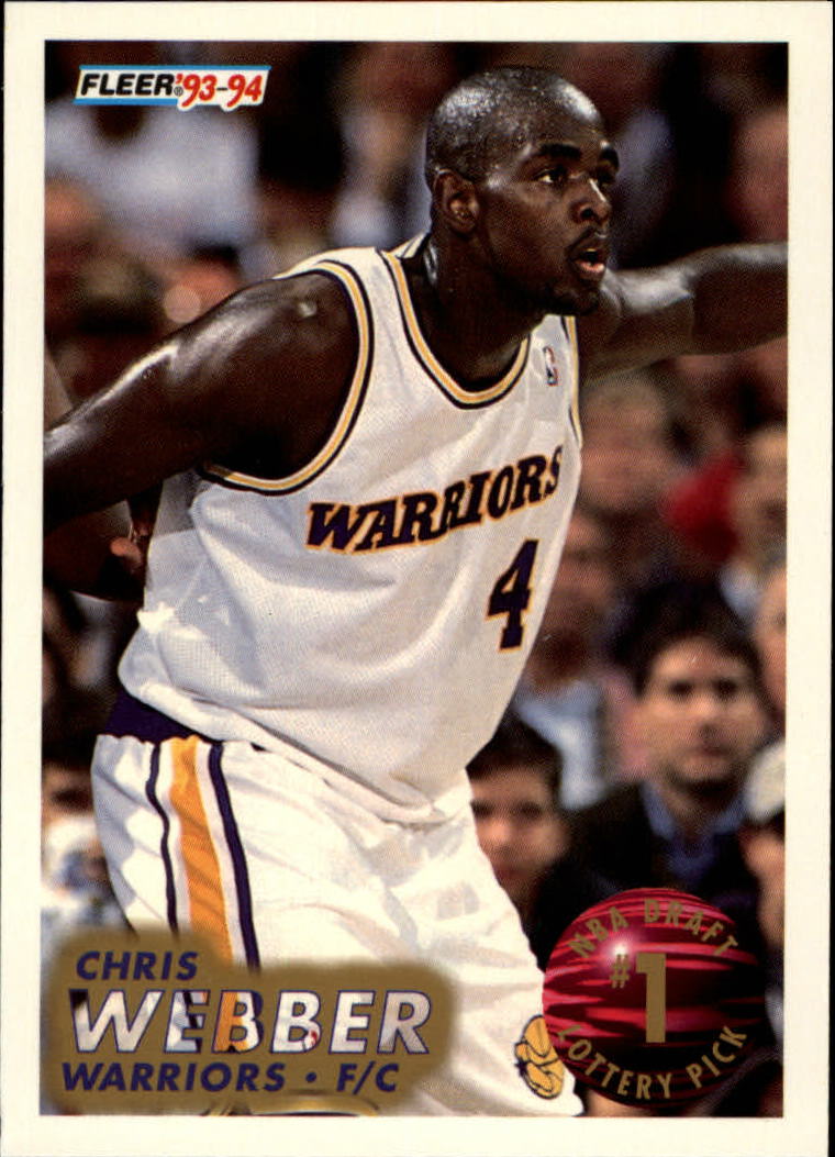 1993-94 Fleer Lottery Exchange #1 Chris Webber