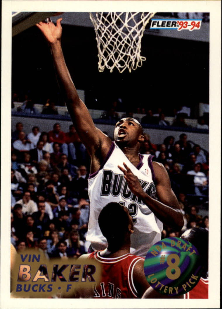 1993-94 Fleer Lottery Exchange #8 Vin Baker