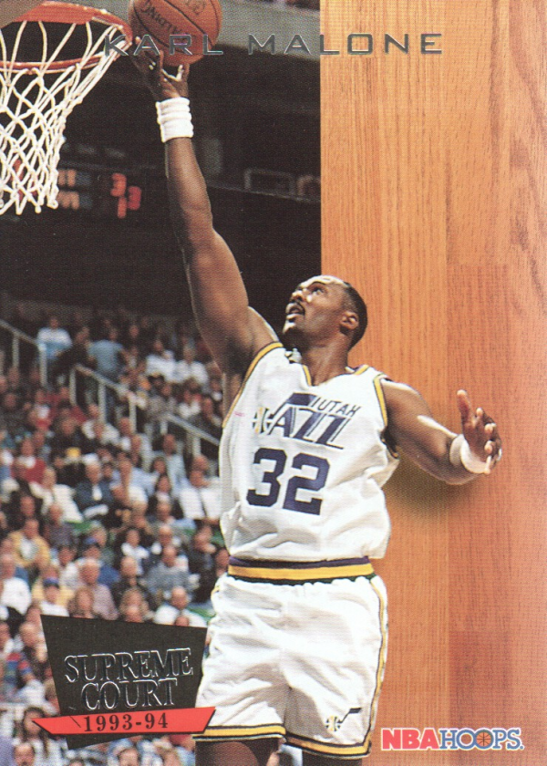 1993-94 Hoops Supreme Court #SC6 Karl Malone
