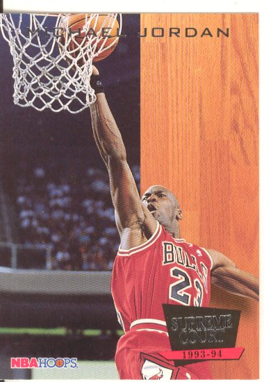 1993-94 Hoops Supreme Court #SC11 Michael Jordan